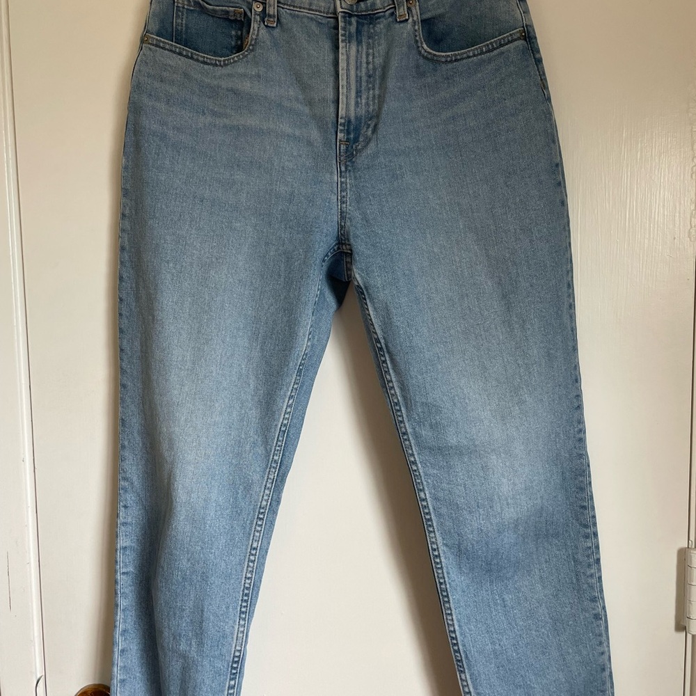 Everlane Blue Straight Leg Jeans Classic Comfort